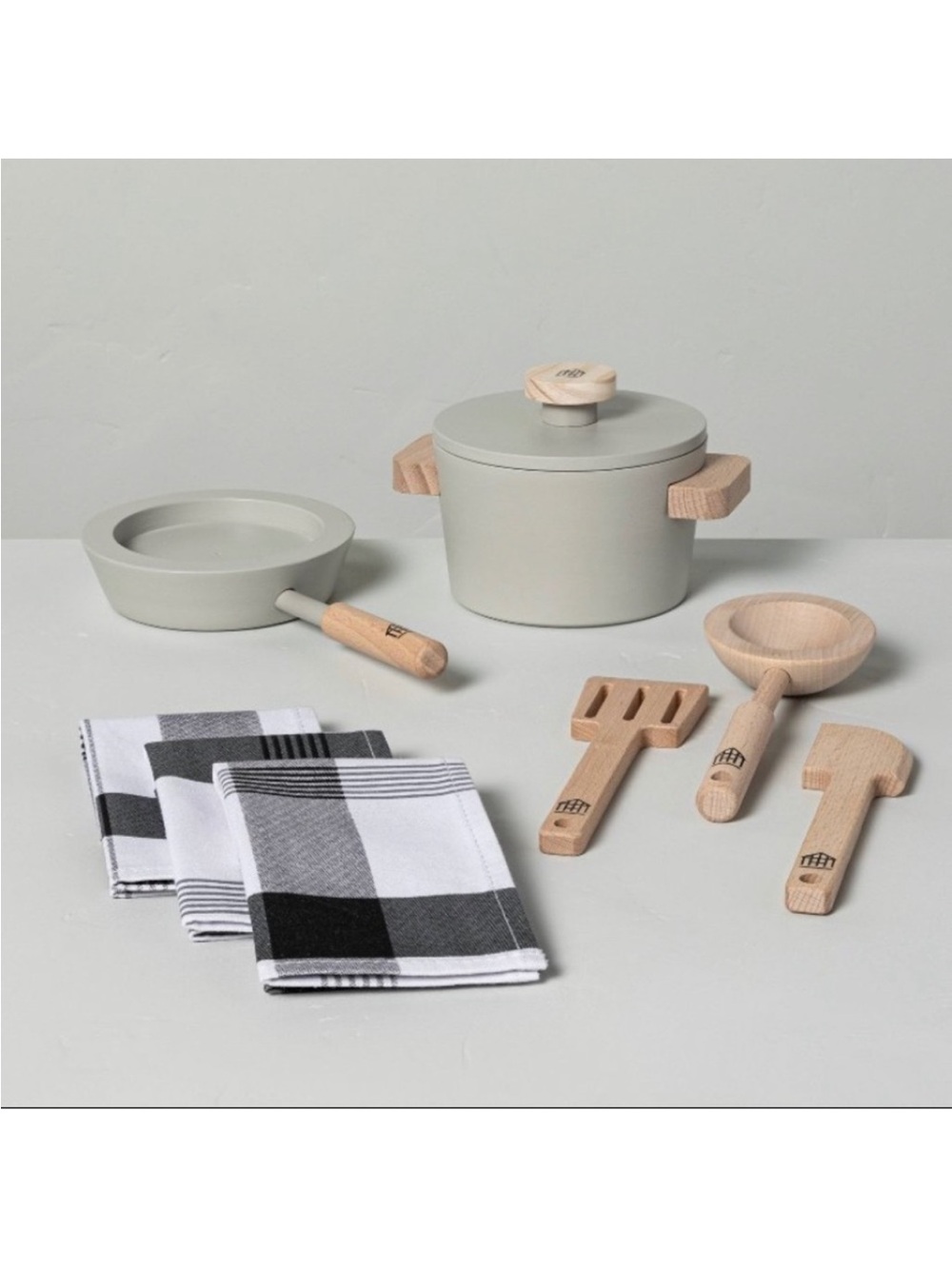 Hearth & Hand™ with Magnolia: Wooden Play Kitchen Toy Cooking Set NEW IN BOX